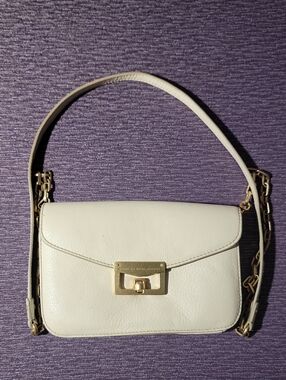 MARC BY MARC JACOBS Leather Shoulder Bag with Gold Hardware